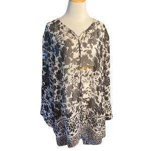 Susan graver women’s sheer top - size 3x